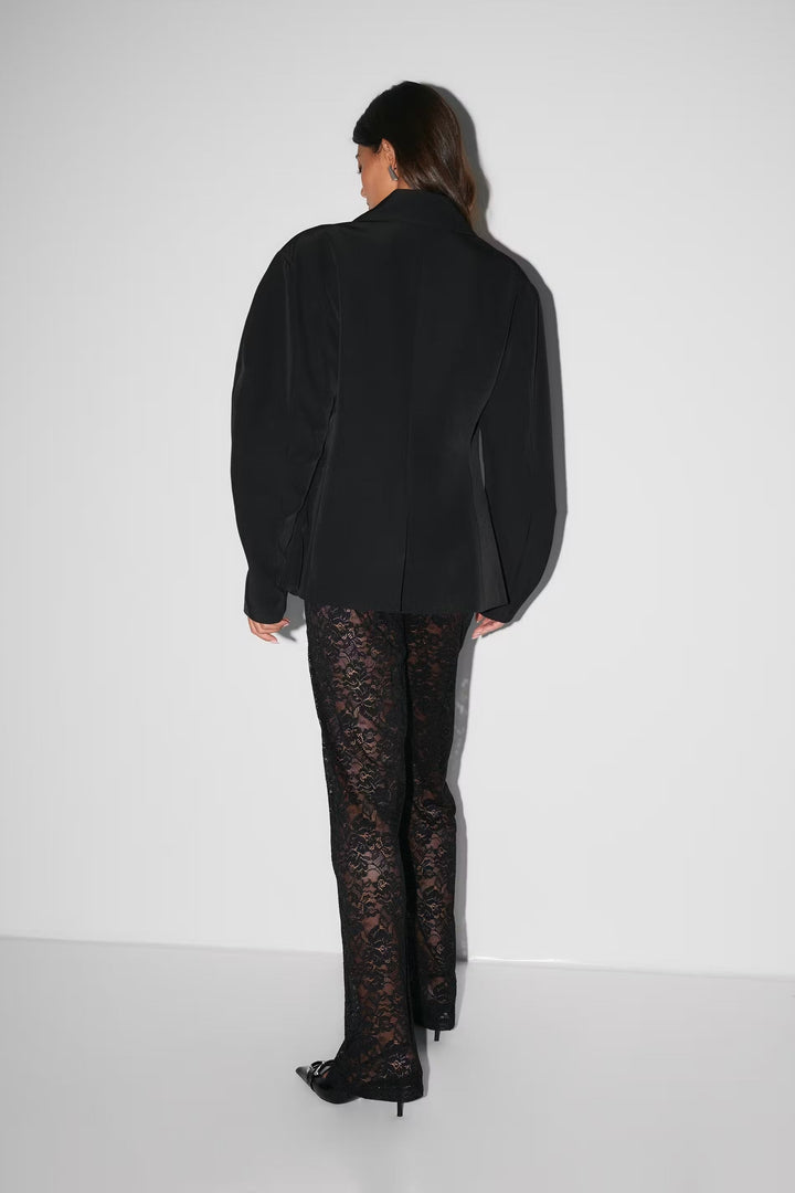 Elowen | Women's Floral Lace Flare Pants