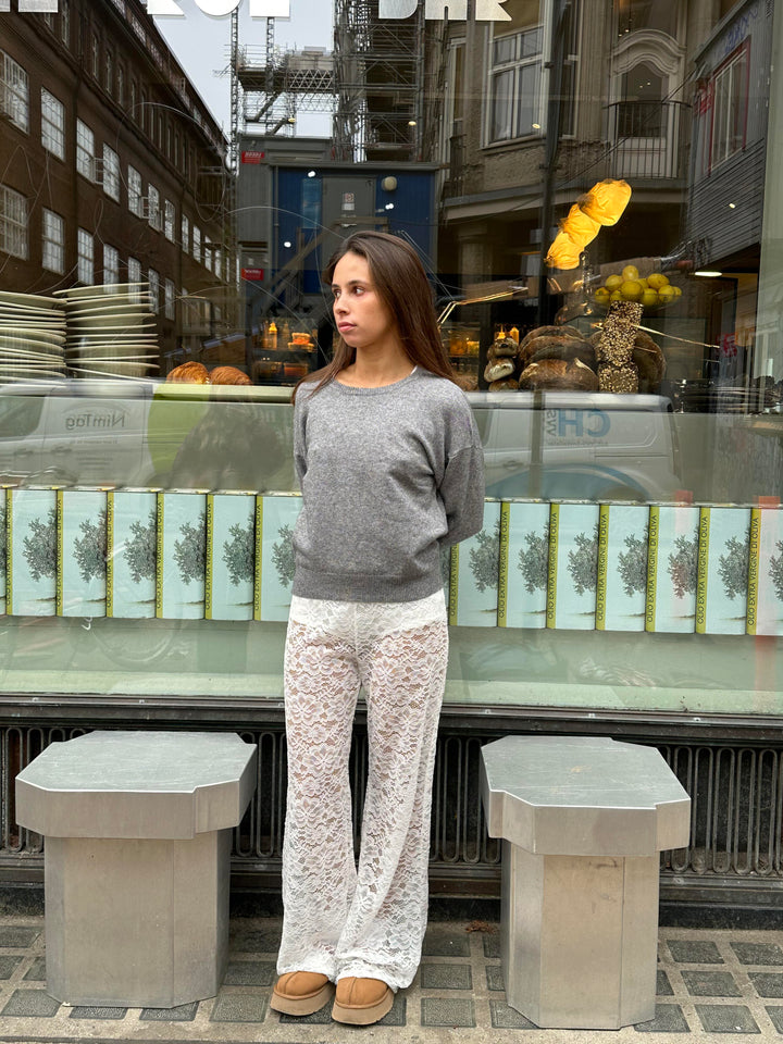 Elowen | Women's Floral Lace Flare Pants