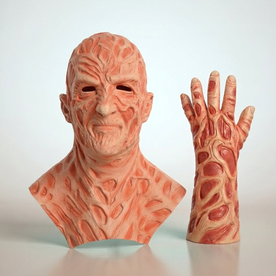 Wisp84 | Freddy Krueger mask and glove set