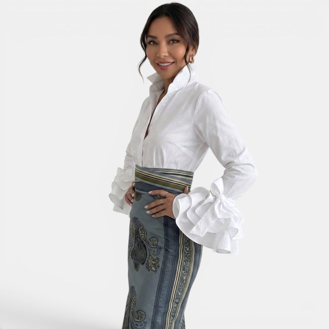 Dorothea | Elegant Ruffle Shirt