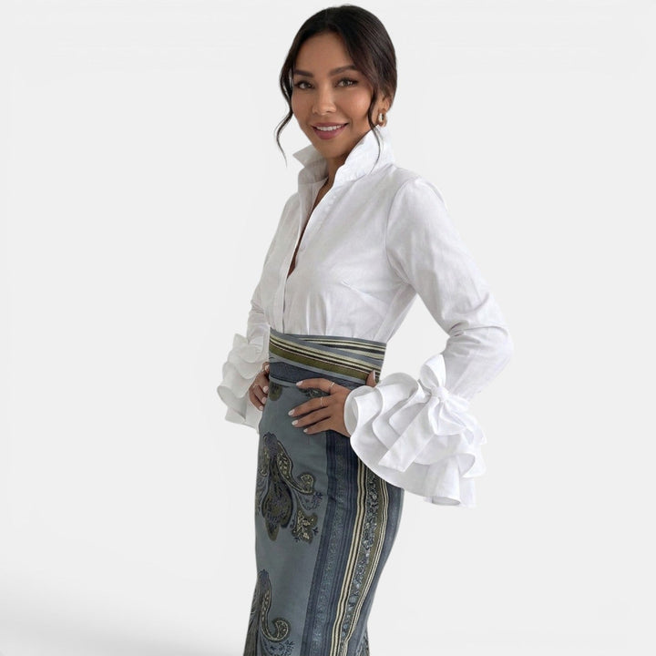 Dorothea | Elegant Ruffle Shirt