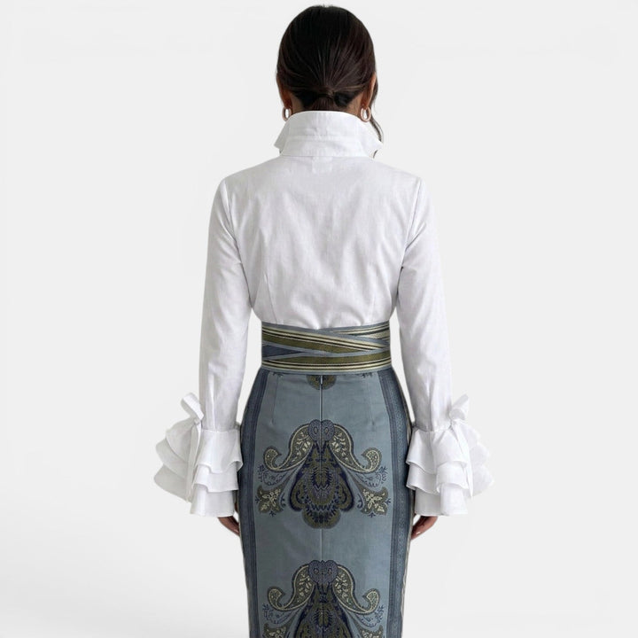 Dorothea | Elegant Ruffle Shirt