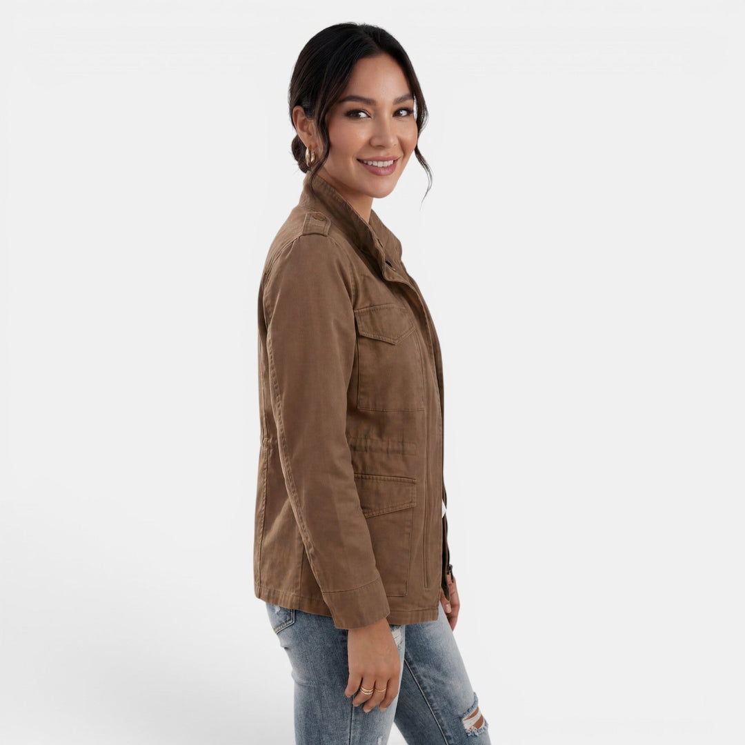 Odessa | Casual Mid-Season Jacket with Zipper
