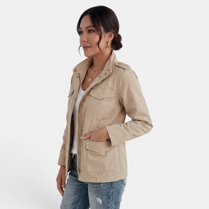 Odessa | Casual Mid-Season Jacket with Zipper