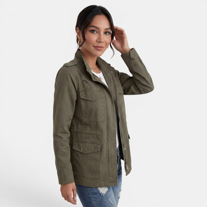 Odessa | Casual Mid-Season Jacket with Zipper
