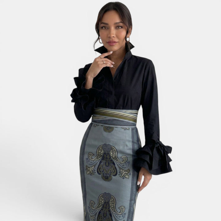 Dorothea | Elegant Ruffle Shirt