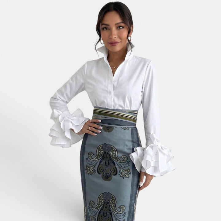 Dorothea | Elegant Ruffle Shirt