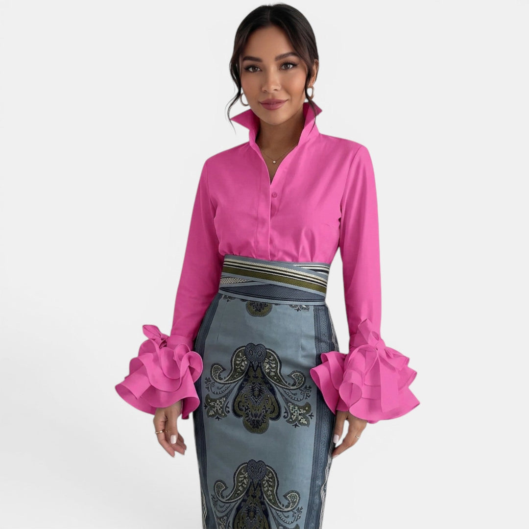 Dorothea | Elegant Ruffle Shirt