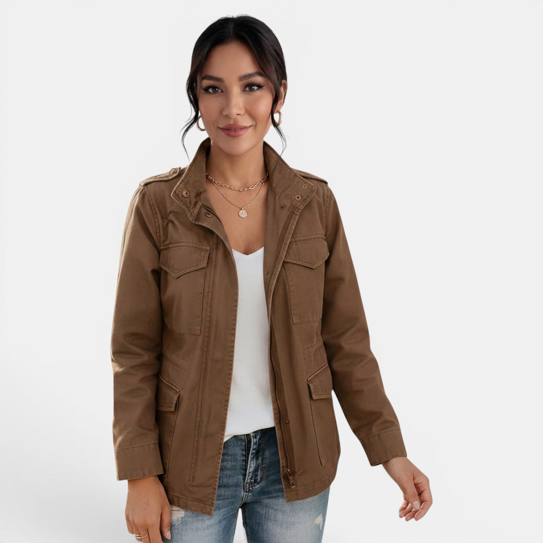 Odessa | Casual Mid-Season Jacket with Zipper