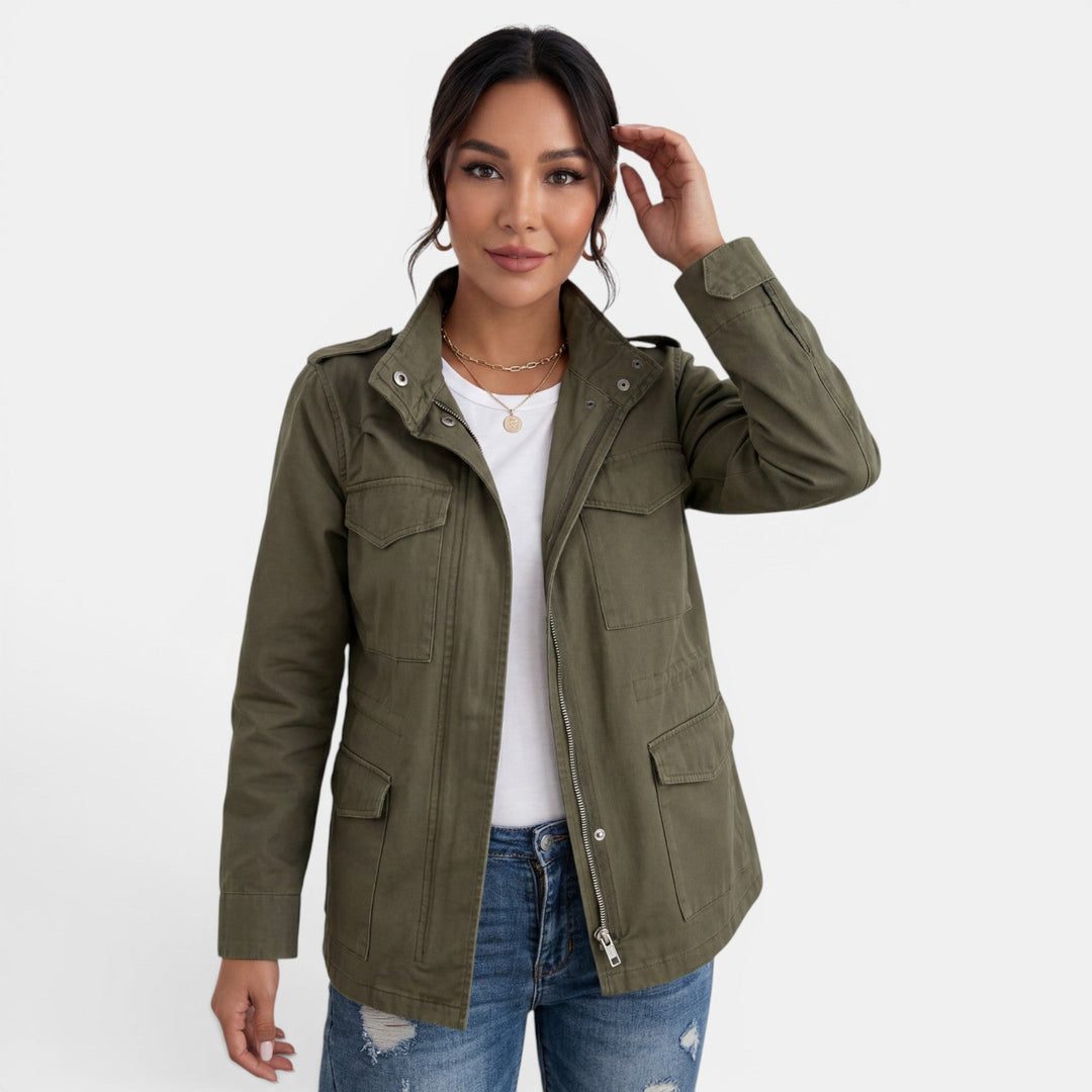 Odessa | Casual Mid-Season Jacket with Zipper