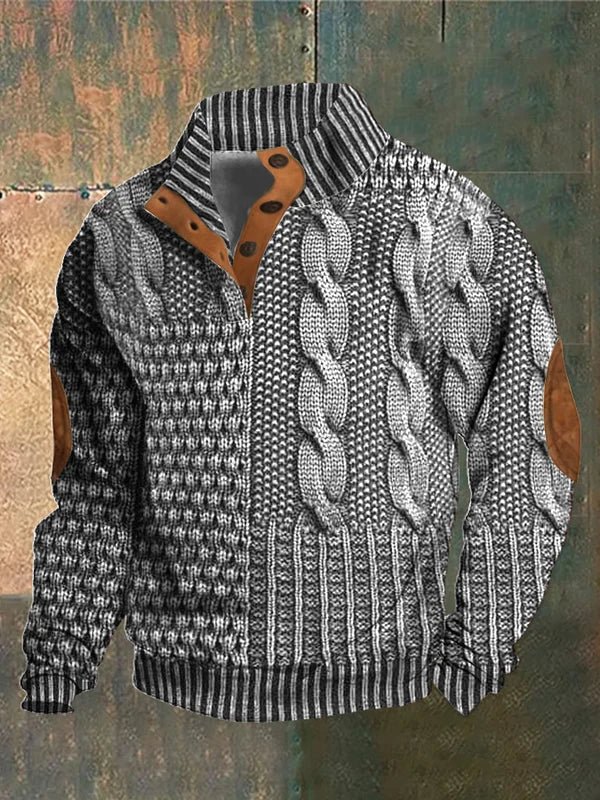 Nolan | Men printed comfort sweater