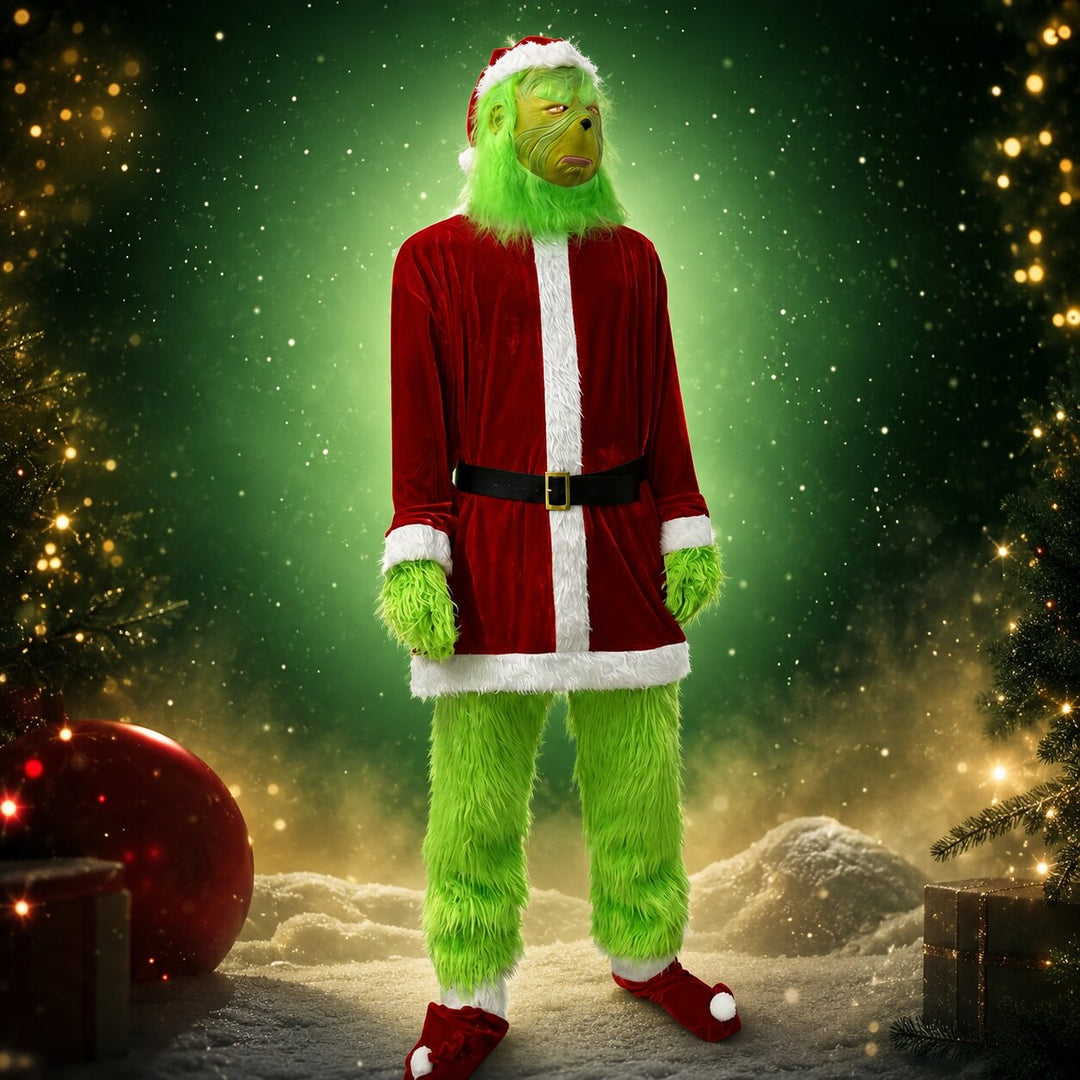 Rune77 | Grinch Halloween costume holiday look