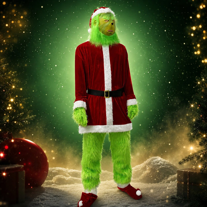 Rune77 | Grinch Halloween costume holiday look