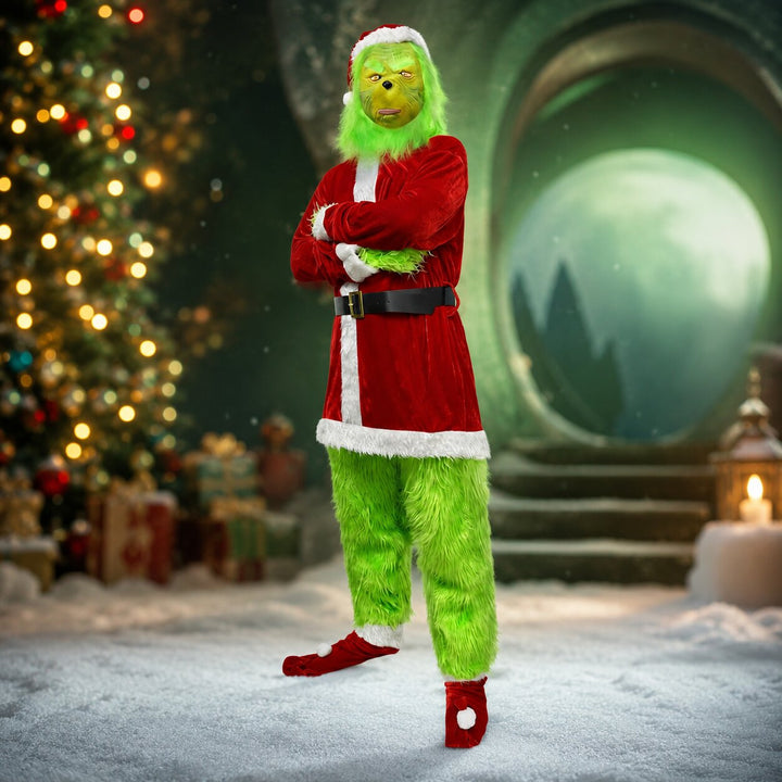 Rune77 | Grinch Halloween costume holiday look