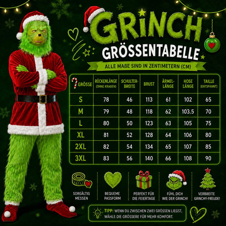 Rune77 | Grinch Halloween costume holiday look