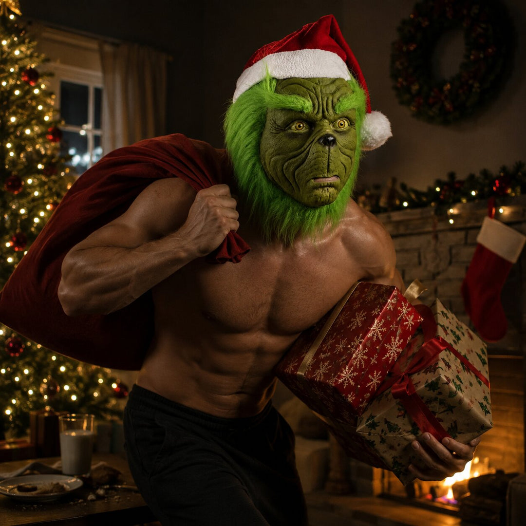 Cedar78 | Grinch mask with gloves