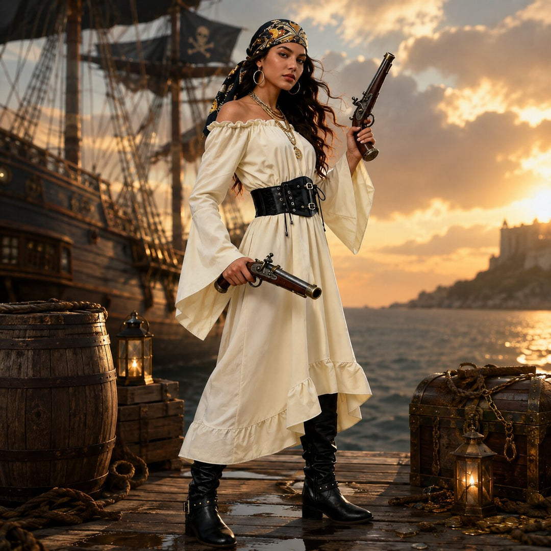 Morticia | Women pirate Halloween costume