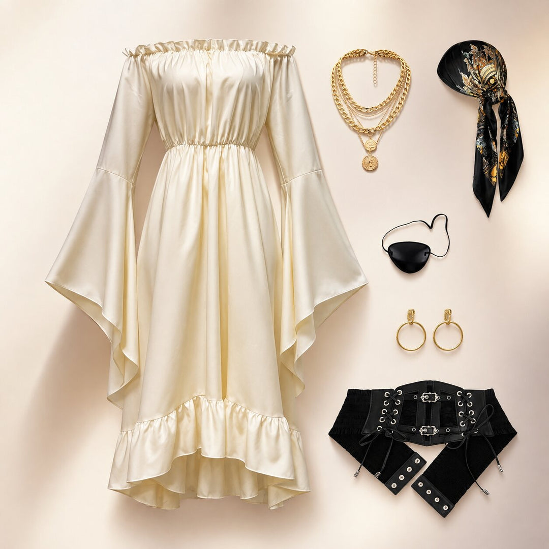Morticia | Women pirate Halloween costume