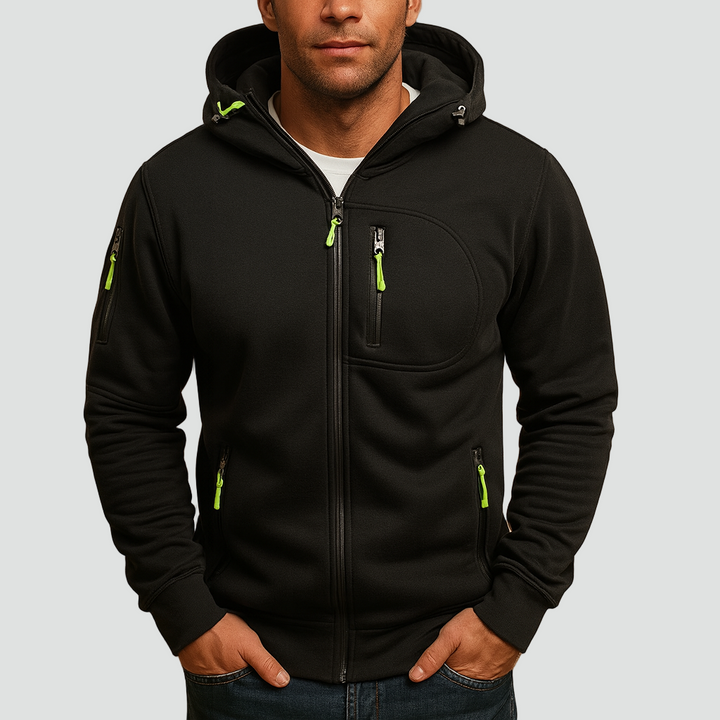 Hudson | Men's Comfortable Zip Up Hoodie
