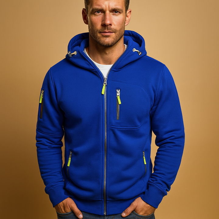 Hudson | Men's Comfortable Zip Up Hoodie
