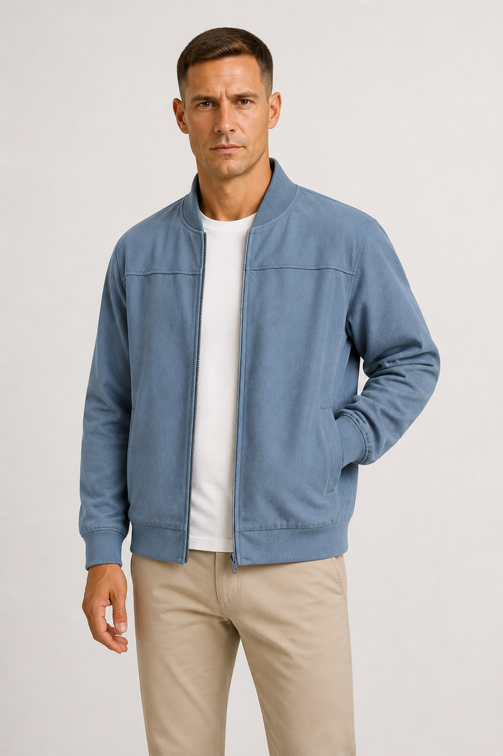 Sterling | Refined Suede Bomber Outerwear