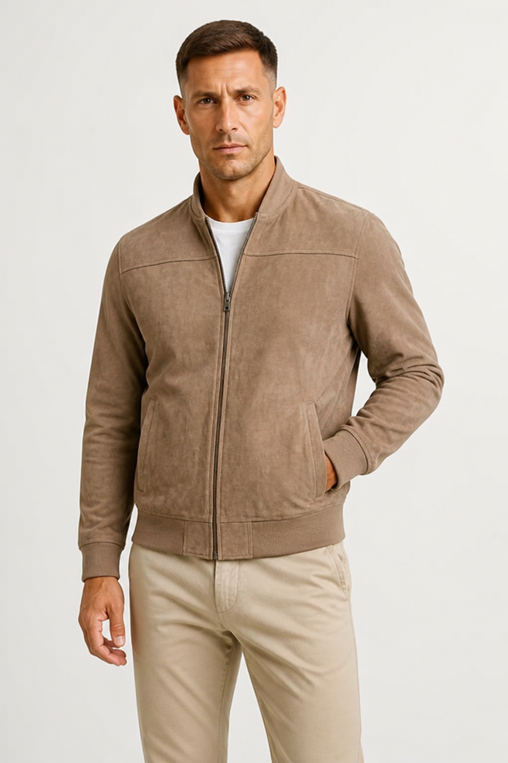 Sterling | Refined Suede Bomber Outerwear