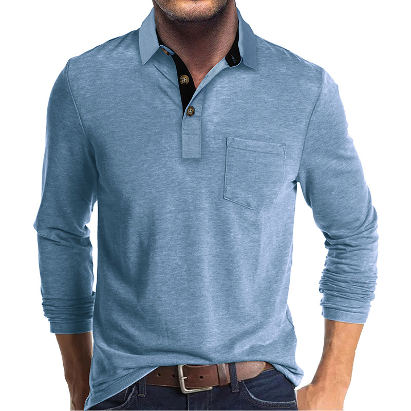 James | Polo à manches longues pour homme