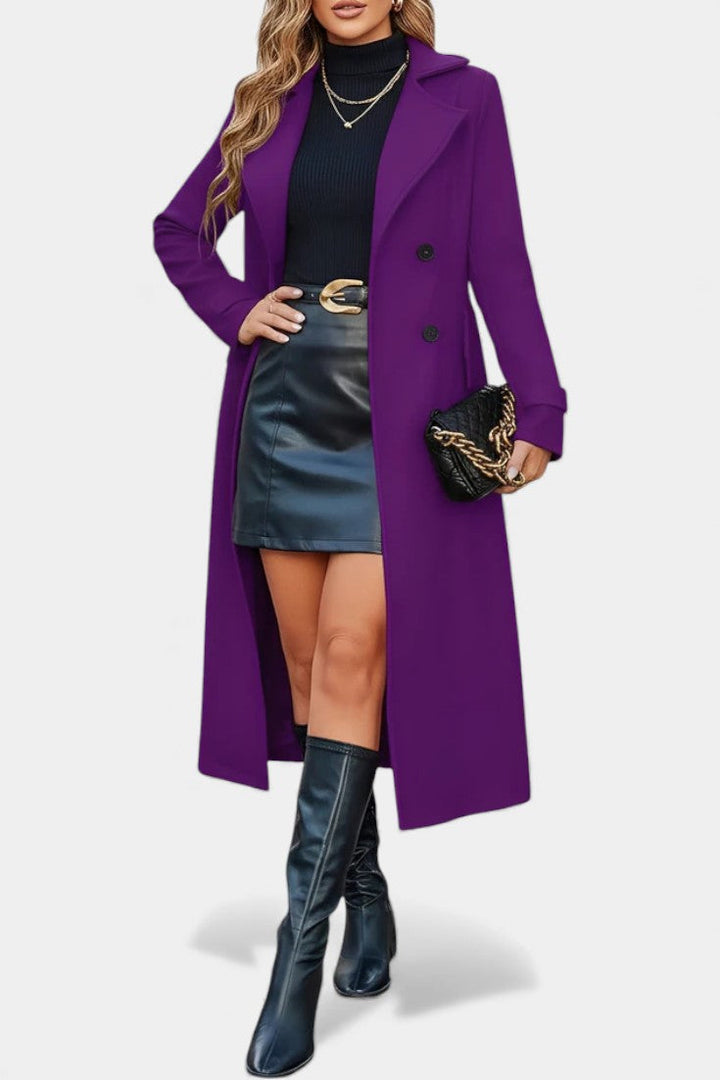 Elsie | Coat for women - Purple