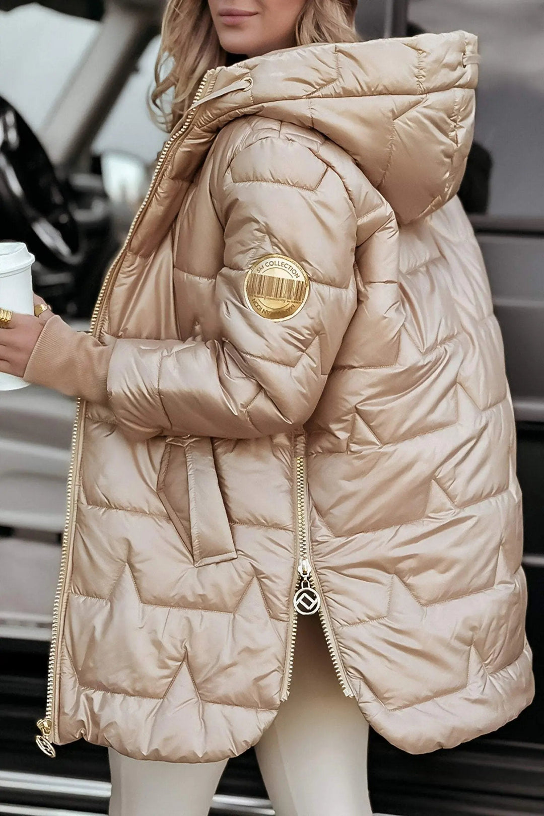 Nerys | Hooded down jacket