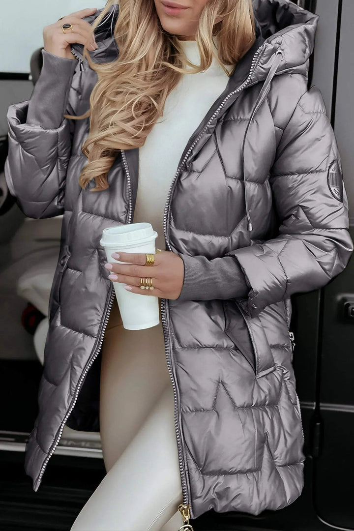 Nerys | Hooded down jacket