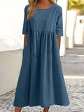 Harper | Relaxed Pocket Midi Dress