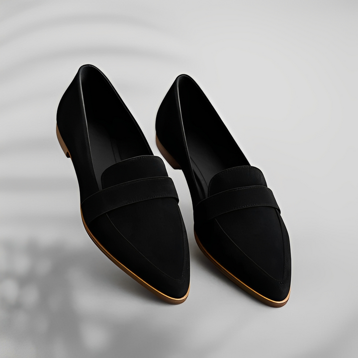 Liora | Pointed leather everyday shoes