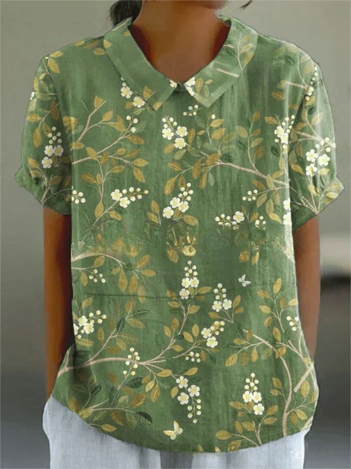 Chloe | Floral Short Sleeve Blouse