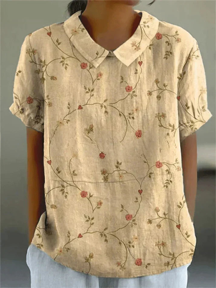 Chloe | Floral Short Sleeve Blouse