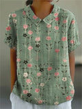 Chloe | Floral Short Sleeve Blouse