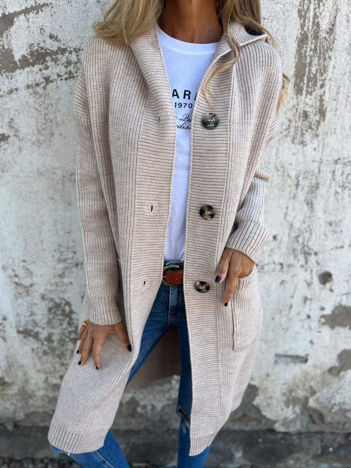 Geneva | Long hooded cardigan