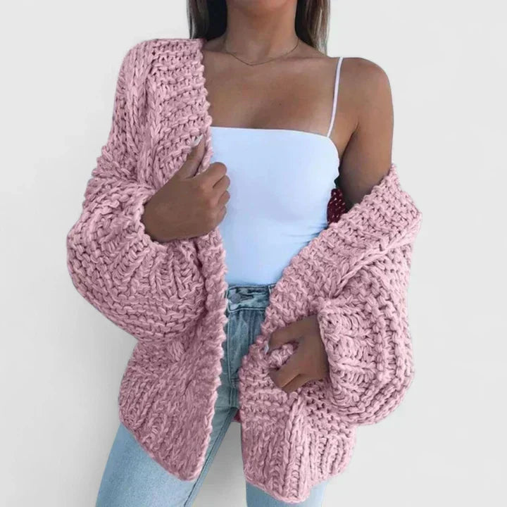Gina | Chunky knit cardigan for women