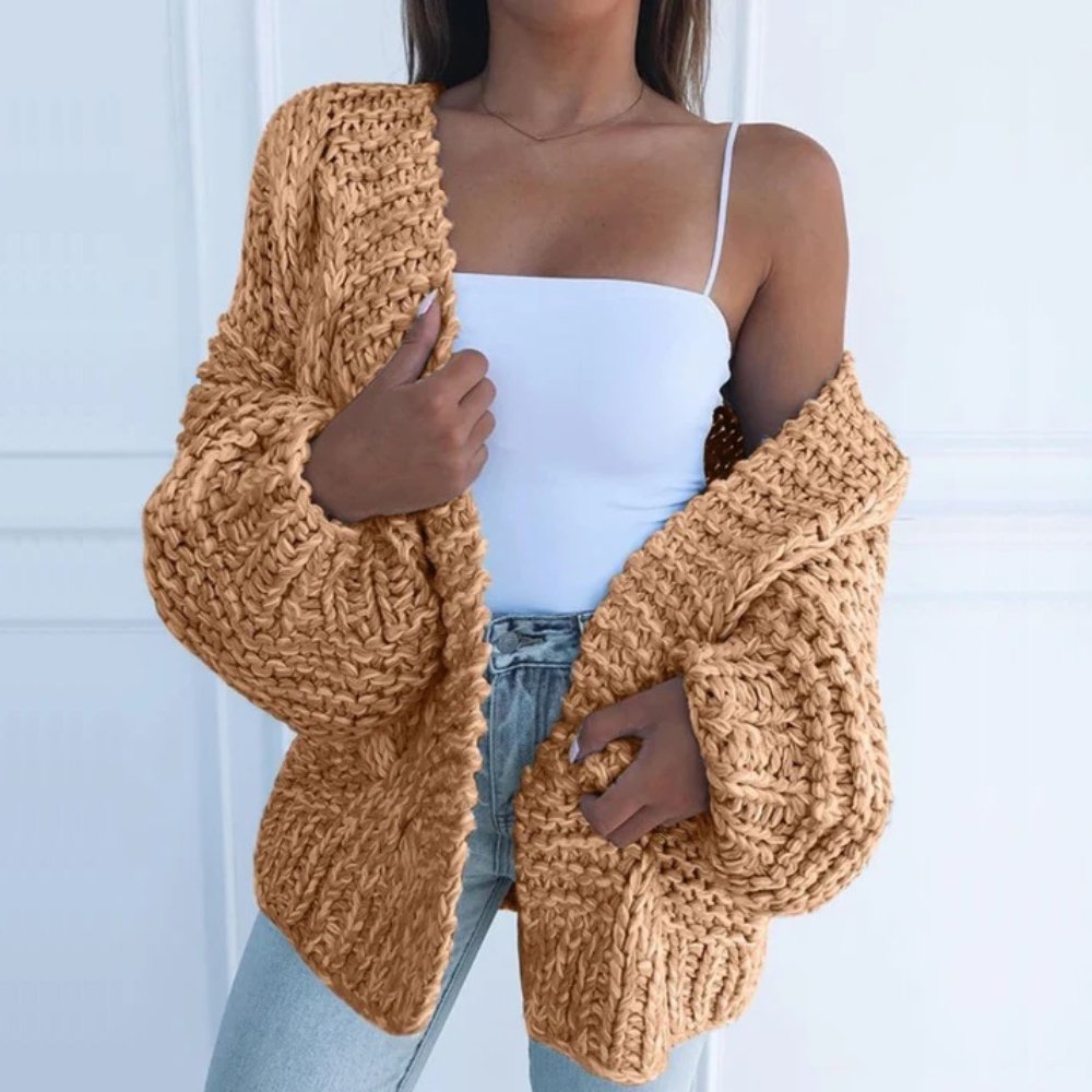 Gina | Chunky knit cardigan for women