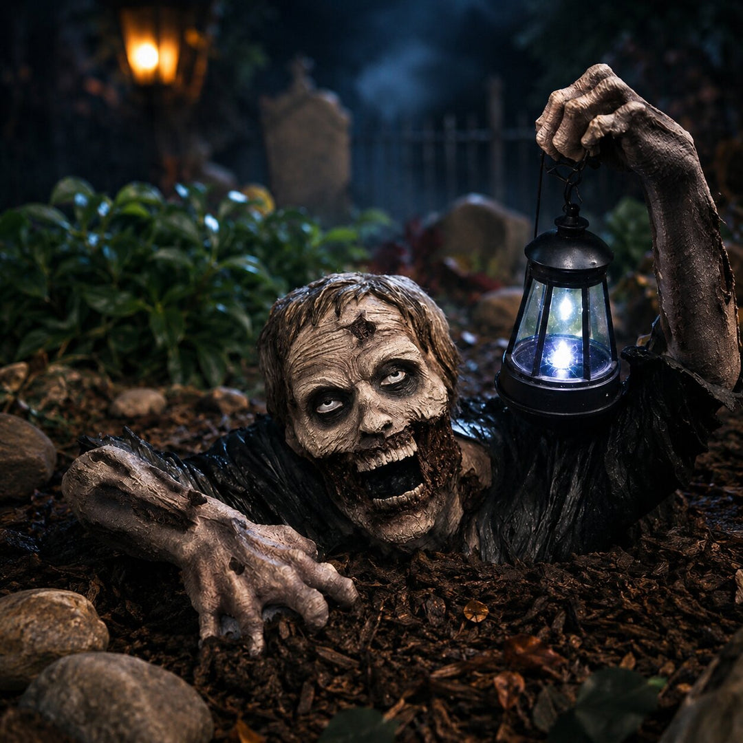 Cinder | Crawling zombie with LED lantern