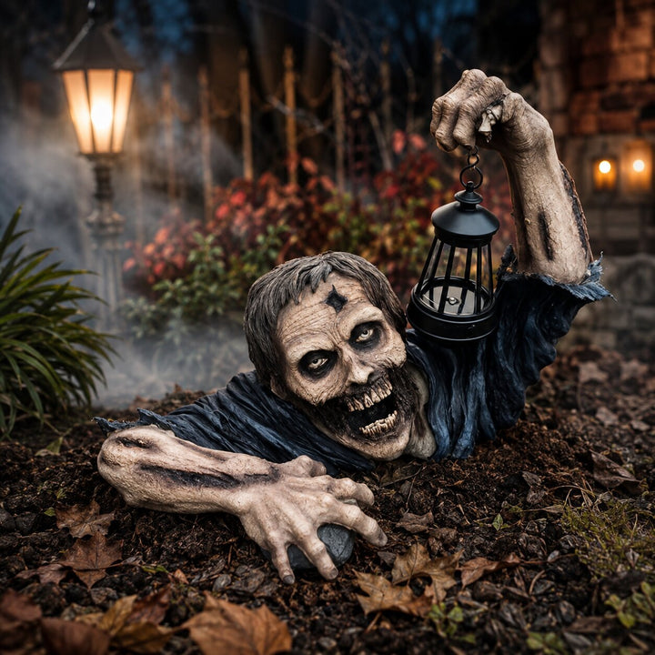 Cinder | Crawling zombie with LED lantern
