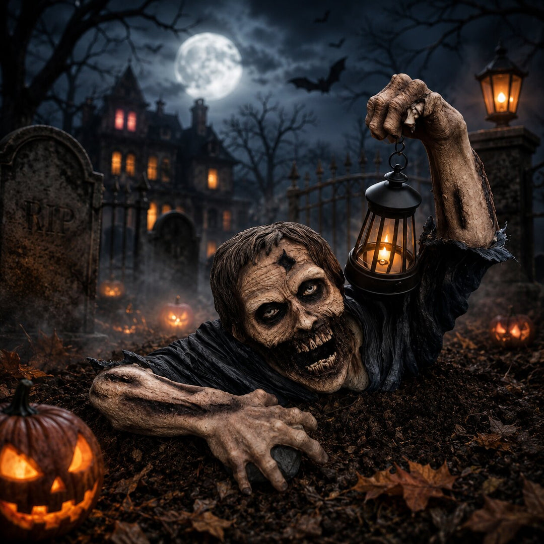 Cinder | Crawling zombie with LED lantern