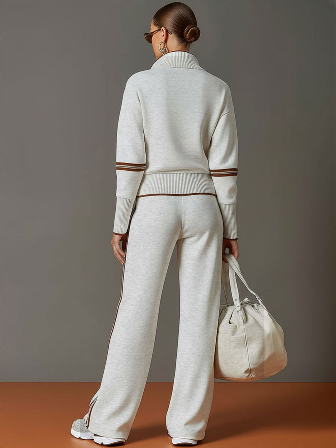 Thea | Blouse and wide-leg pants set