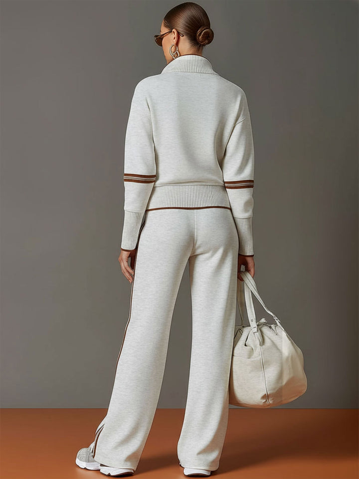 Thea | Blouse and wide-leg pants set