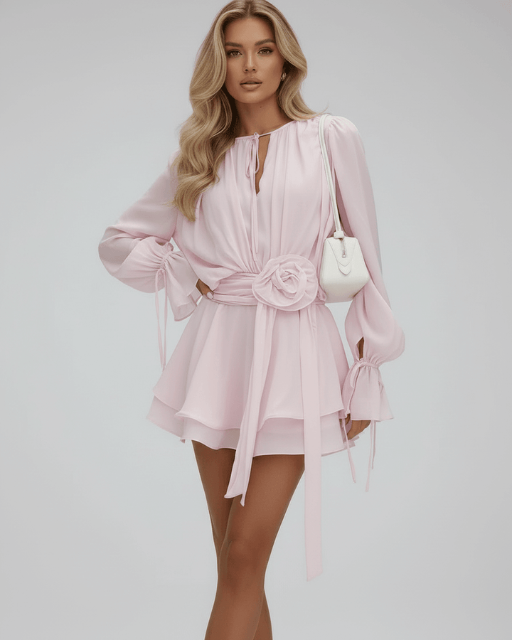 Harper | Floral Elegance Mini Dress