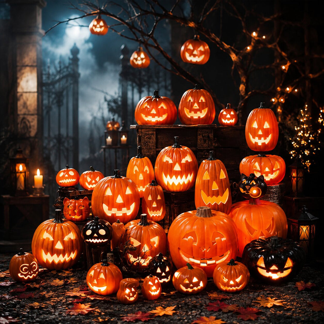 Quill | Light-up Halloween pumpkin decor