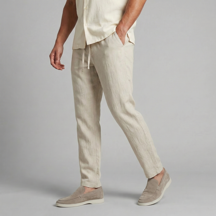 Easton | Men's Wide Leg Linen Pants