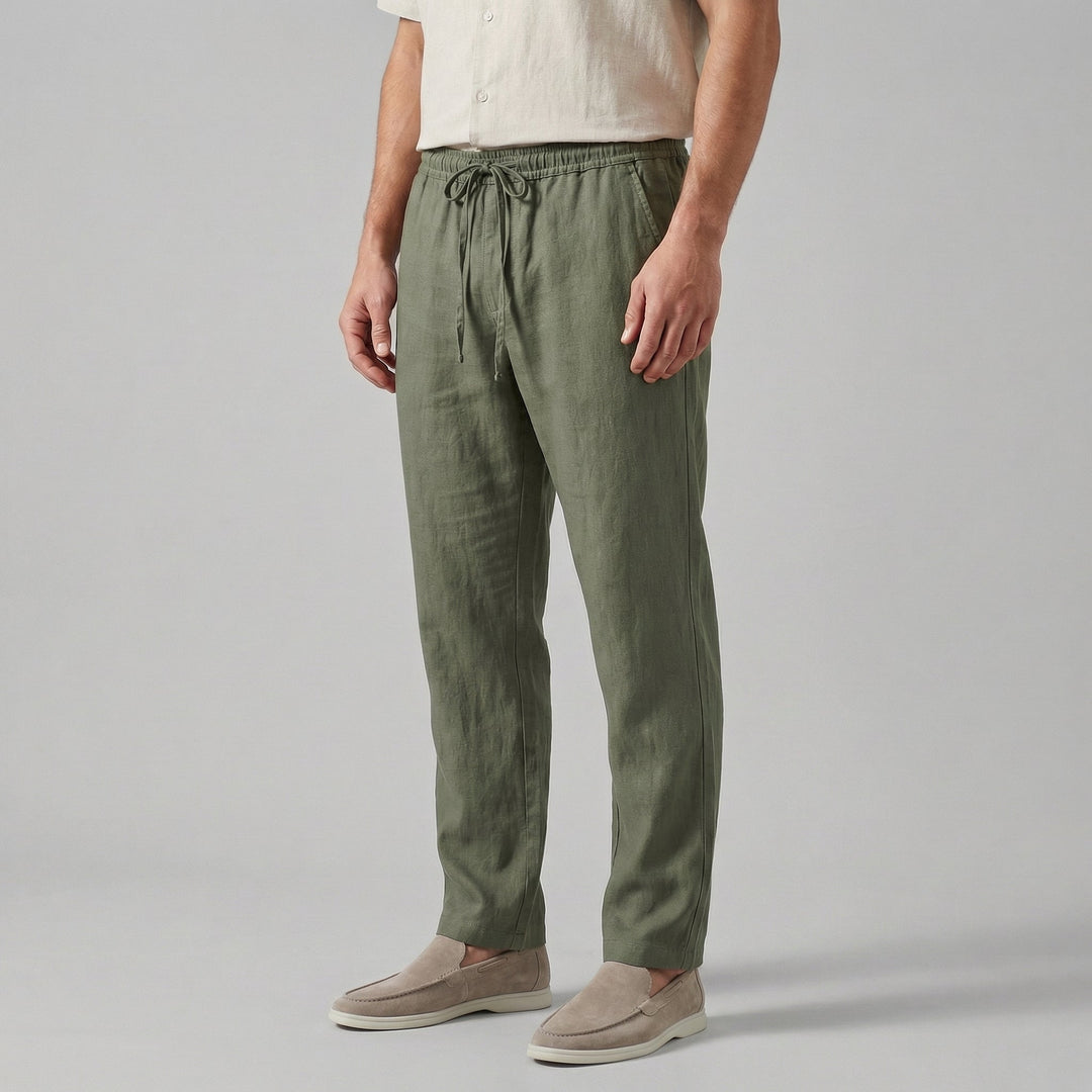 Easton | Men's Wide Leg Linen Pants