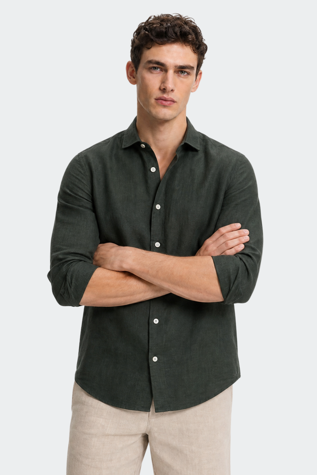 Oakley | Breezy Relaxed Linen Dress Shirt