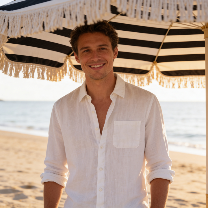 Brooks | Men's Casual Linen Shirt