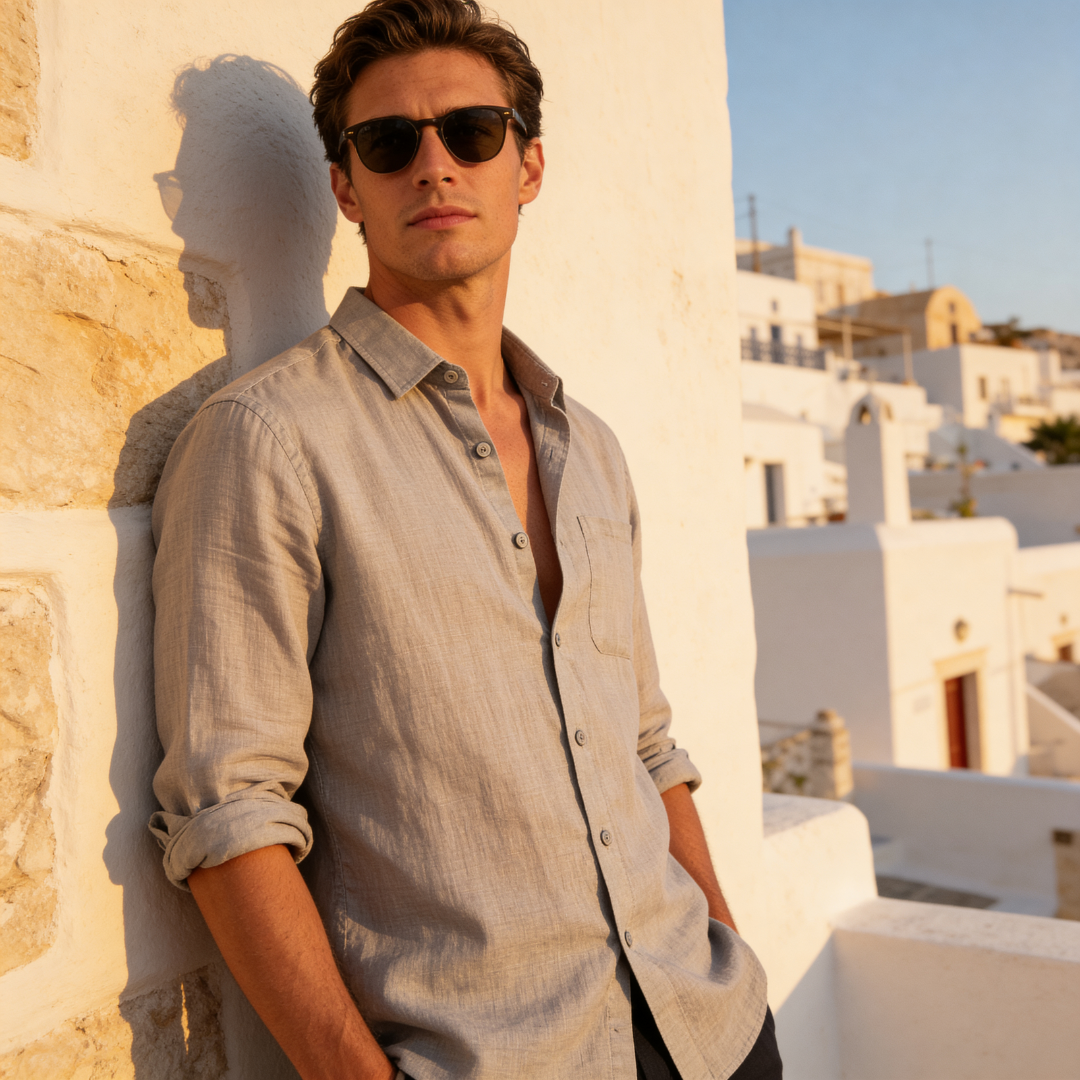 Brooks | Men's Casual Linen Shirt